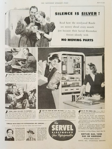 1939 servel electrolux gas - servel,