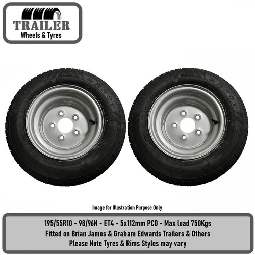 195 55r10 inch trailer - 10,