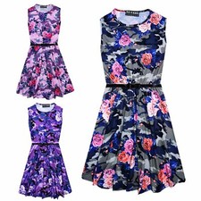 Girls Skater Dress Kids Camo