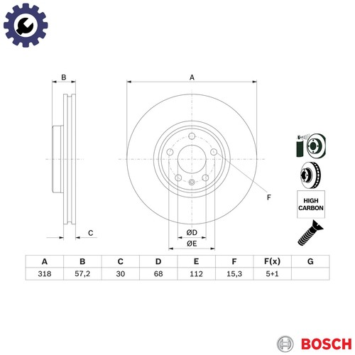 Brake disc 986 - 2x,