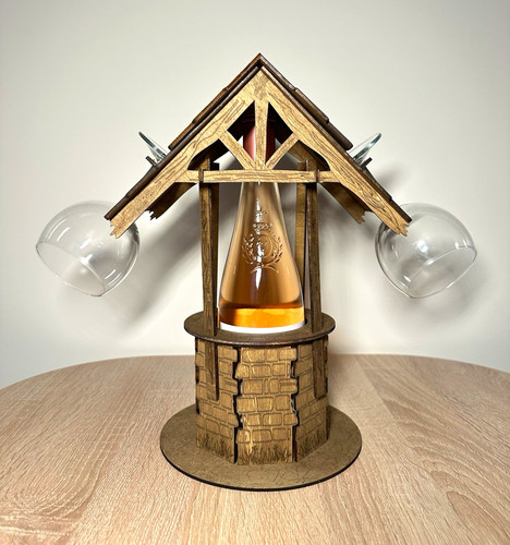 Wine bottle stand holder - wine,