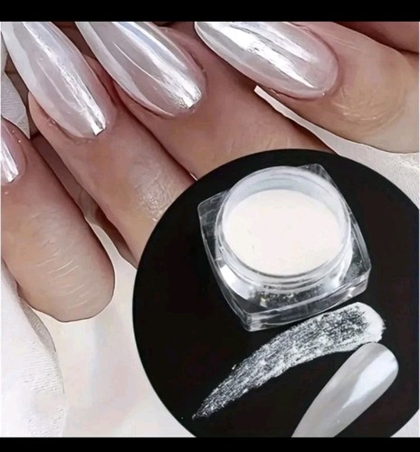 Nail art pearl white powder - nail,