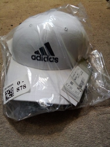 White adidas baseball cap one - white,