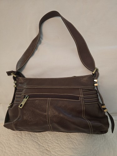 Clarks brown leather shoulder - clarks,
