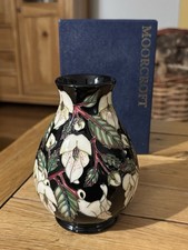 Moorcroft Mountain Gold Vase