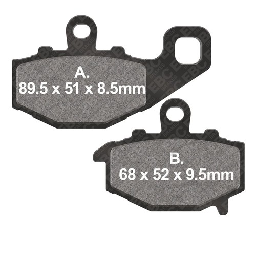 Ebc brake pads sintered - ebc, hh