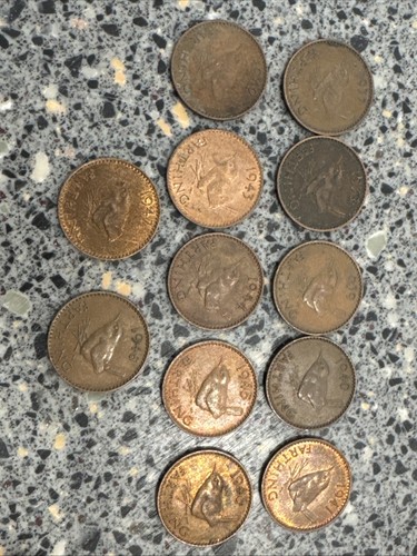 Penny farthing coins 1937 1948 - farthing, 1937-1948