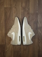 Nike Air Max 1 Desert One Suede Beige Cream White Bintage Retro  Men's UK 9