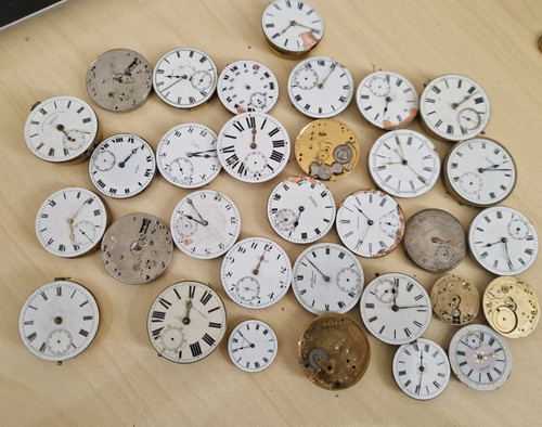 Pocket watch movements waltham - pocket,
