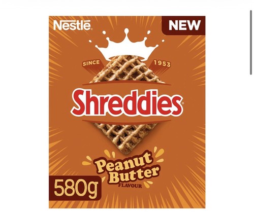 Nestle shreddies 580g peanut - nestle,