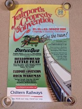 Advertising Railway Poster Chiltern Railways Fairport's Cropredy Convention 2010