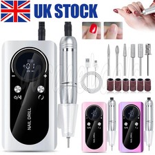 45000RPM Pro Electric Nail File Drill Machine USB Rechargeable Manicure Pedicure