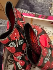 iron fist heels size 6 ,3 inch