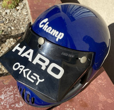 Haro Champ BMX Helmet Blue Old