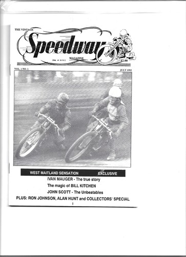 Vintage speedway magazines - vintage,
