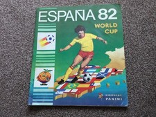 PANINI WORLD CUP 1982 SPAIN STICKER ALBUM ( INCOMPLETE ) 206 STICKERS