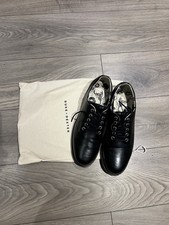 Black derby boots