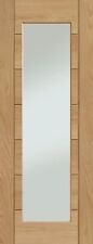 Palermo Essential 1 Light Pre-Finished Internal Oak Door with Clear Glass