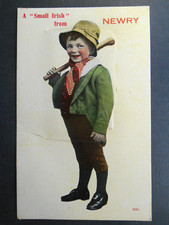 Small Irish Boy NEWRY Down & Armagh Ireland - Pull Out Novelty Views 1913
