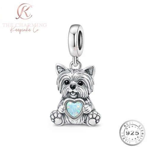 Yorkshire terrier dog charm - dog,