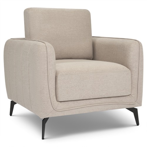 Linen look sofa suite armchair - linen,
