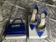 LADIES SHOES 3 & CLUTCH BAG