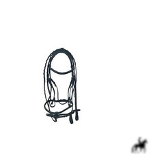 Horse Bridle FARO Plain Raised