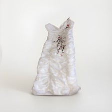 Gorgeous White Rushed Dress