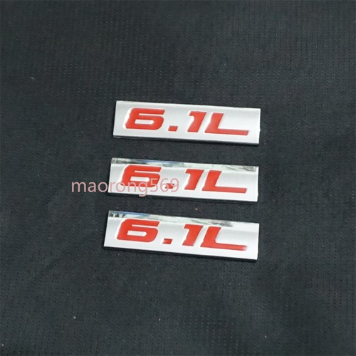 Silver chrome red - 6.1l,
