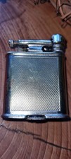 1940s Vintage  Lift Top Petrol Lighter  With Lovely Patina And Works Great .