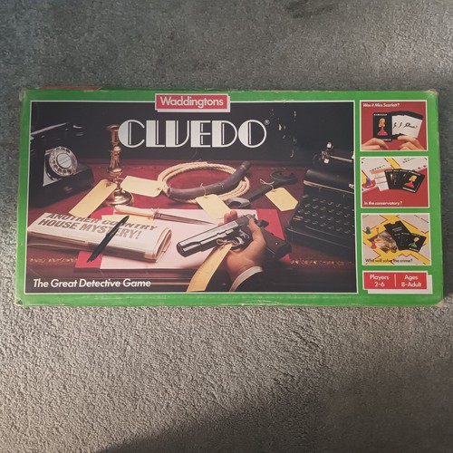 Vintage waddingtons cluedo - vintage,
