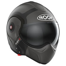 Roof Boxxer 2 Motorcycle Motorbike Flip Up Helmet - Bond Matt titan / Black