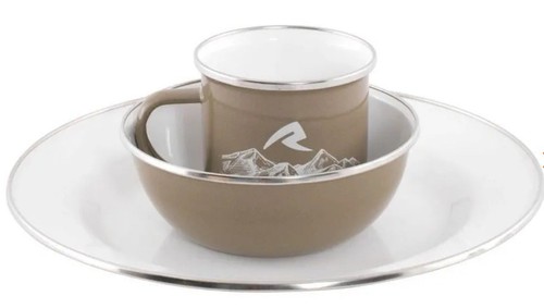Enamel camping mug bowl - enamel, mug,