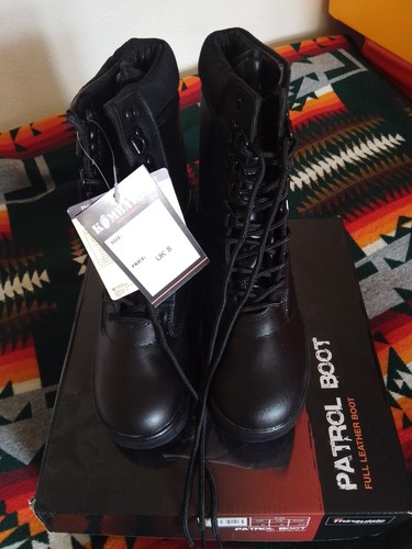 Black leather cadet patrol - leather,