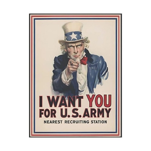 Uncle sam want you - i, u.s