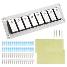 8 Rocker Switch Panel Aluminum