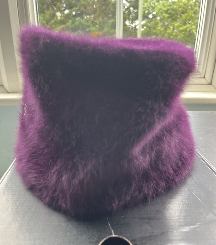Women purple faux fur - faux,