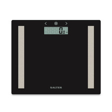 Salter Ultra Slim Black Glass