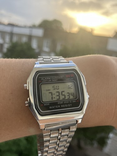 Retro silver stainless - stainless, steel