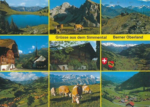 Postcard simmental nine - -,