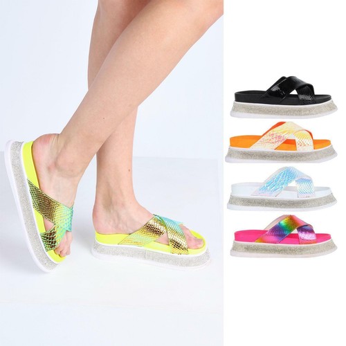 Womens ladies sliders slippers - womens,