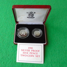 1990 Royal Mint Five Pence 5p