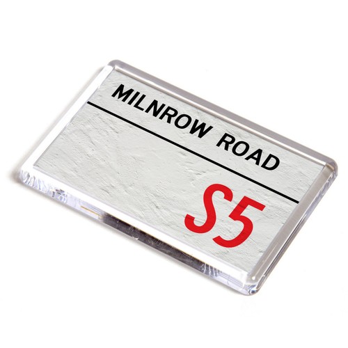 Fridge magnet milnrow - -, road