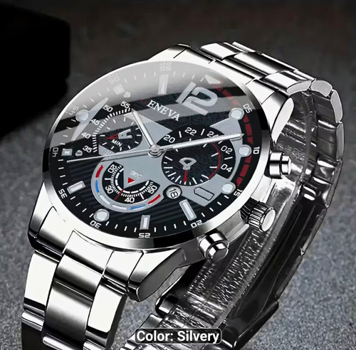Geneva men stainless - stainless, steel