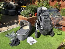 UPPAbaby Vista V2 travel system (bassinet & toddler seat) in Grey - VG condition