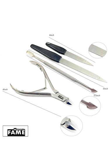 Stainless steel nail cuticle - stainless,