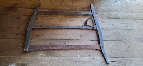 Antique buck frame saw with - antique,