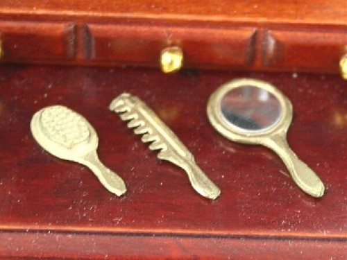 Gold brush comb - comb, &