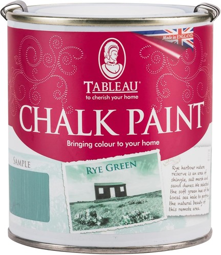 Matt green premium chalk paint - matt,