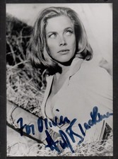 Honor Blackman James Bond genuine authentic signed autograph signature COA UACC